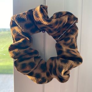 Cheetah Scrunchie
